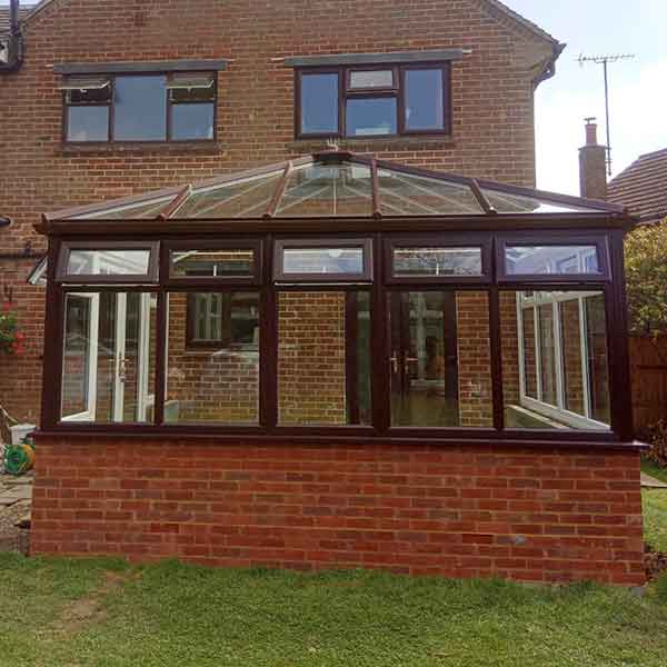 Gabled conservatory